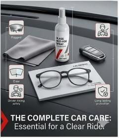 Glass Anti Fog Spray 100ml (Pack of 2)