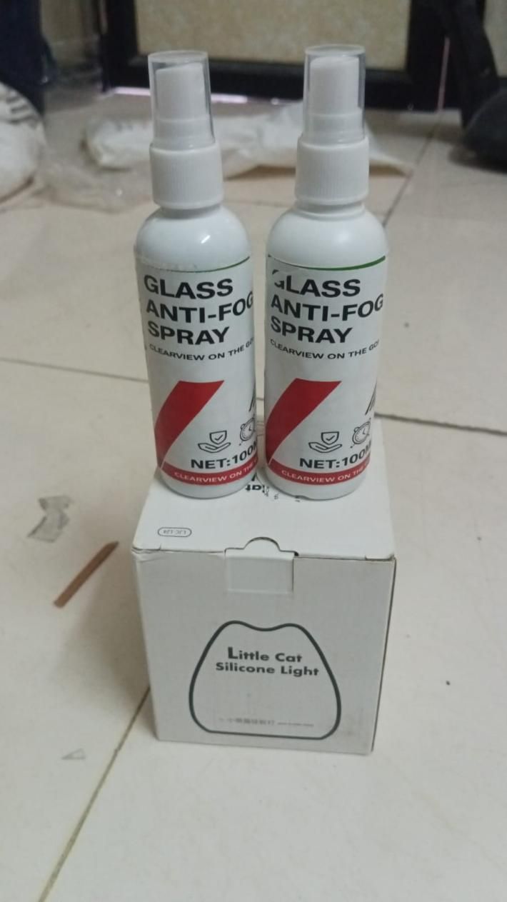 Glass Anti Fog Spray 100ml (Pack of 2)