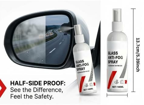 Glass Anti Fog Spray 100ml (Pack of 2)